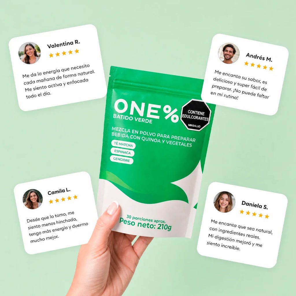 Batido Verde ONE%
