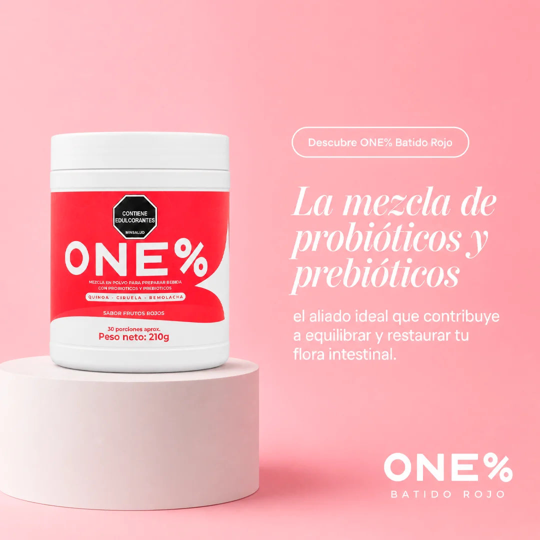 Batido Rojo ONE%