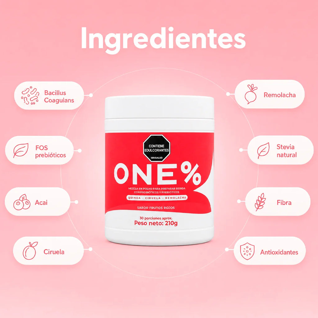 Batido Rojo ONE%