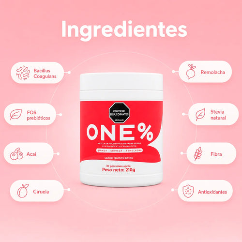 Batido Rojo ONE%